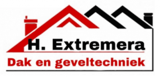 Het logo van Extremera Dakwerken, uw dakdekker voor in Zaandam